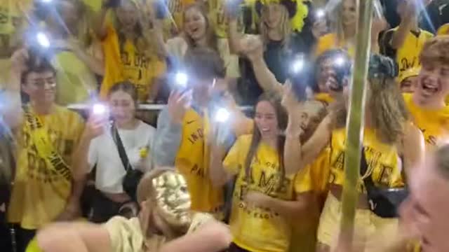 when the away student section is as hype as home games