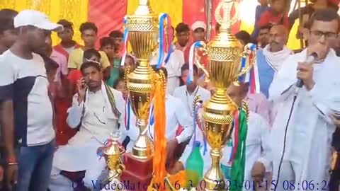 हलचल स्टेडियम पथरा सभी अतिथियों का स्वागत किया जा रहा है