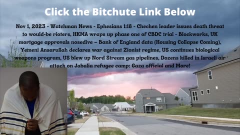 Oct 31st and Nov 1st Video on Bitchute. Rumble videos not processing