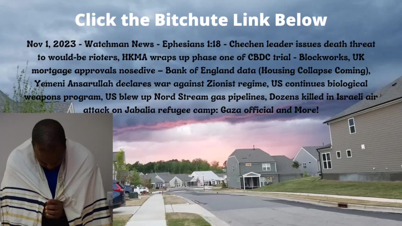 Oct 31st and Nov 1st Video on Bitchute. Rumble videos not processing