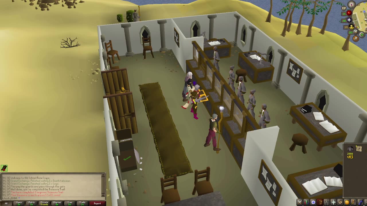 We Finished Our first clue scroll