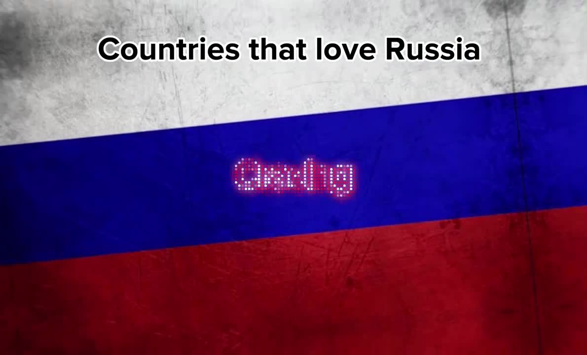 COUNTRIES THAT LOVE EACH OTHER PART2