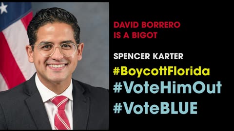 DAVID BORRERO IS A BIGOT