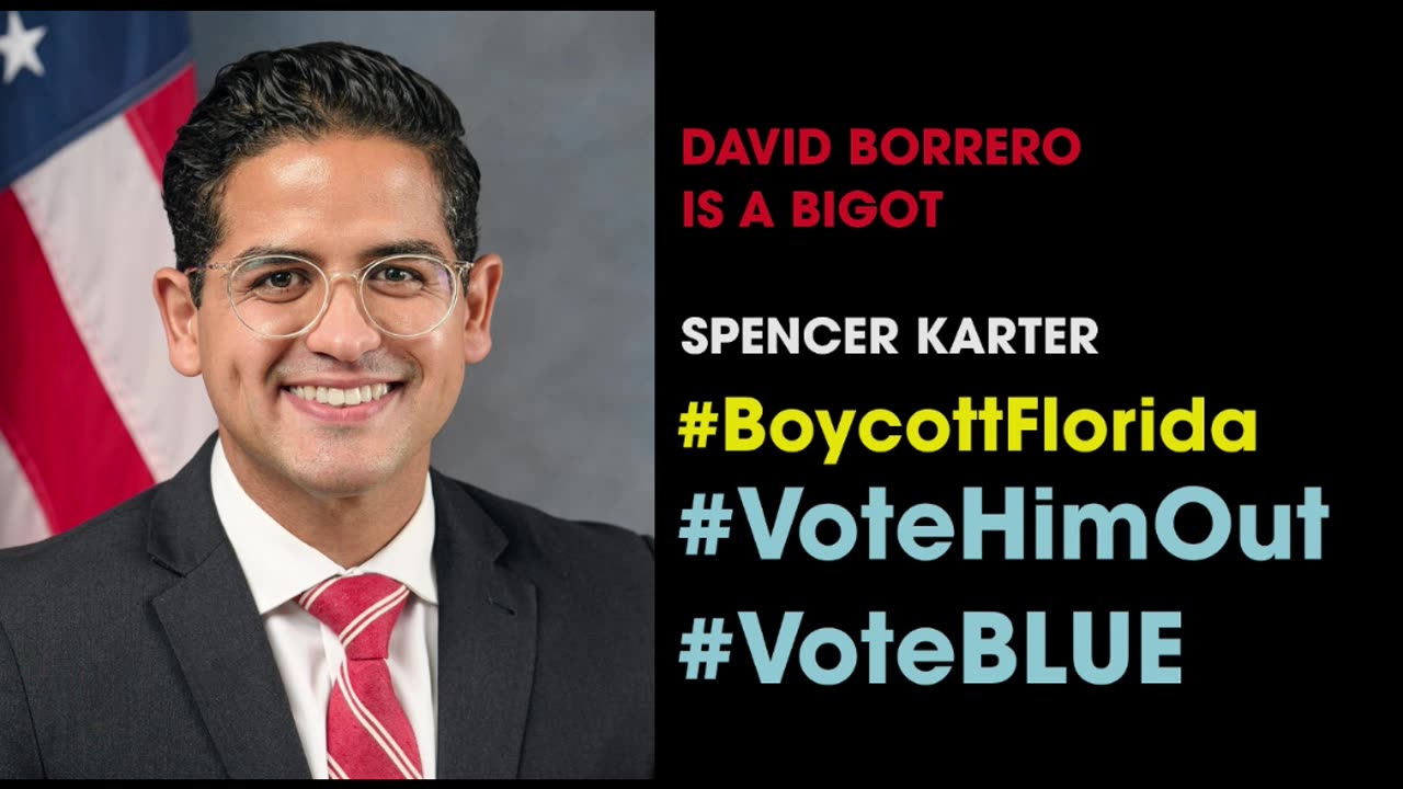 DAVID BORRERO IS A BIGOT