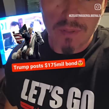 BREAKING! TRUMP posts $175Mil cash bond to NY Commies!