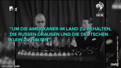 Die Bundesrepublik ist bekanntlich seit 1990 von den USA "besetzt"