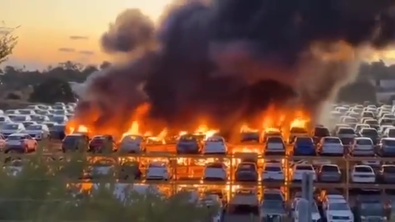 Brand New Cars Torched In The French Riots of 2023🔥🔥🔥