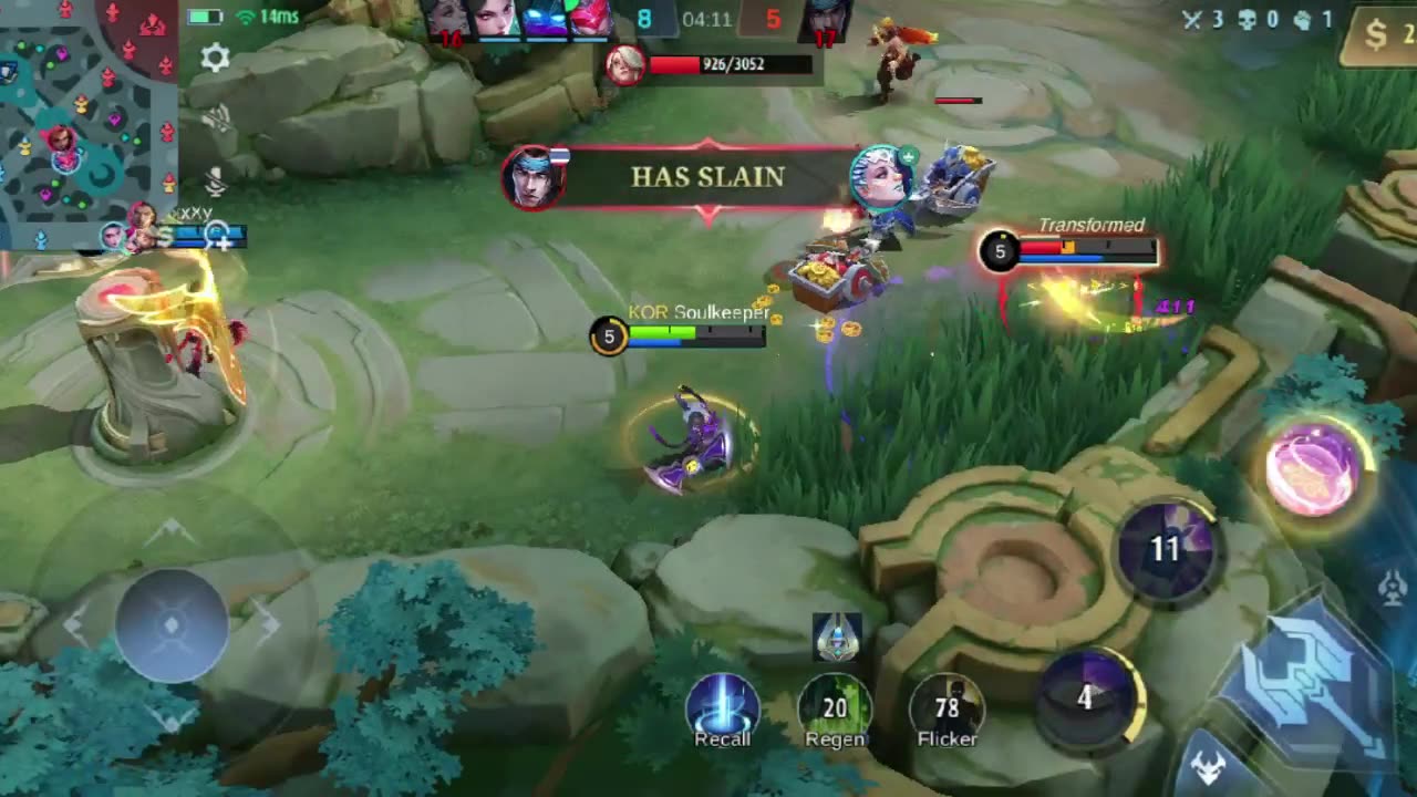 nana highlights with 14 kills