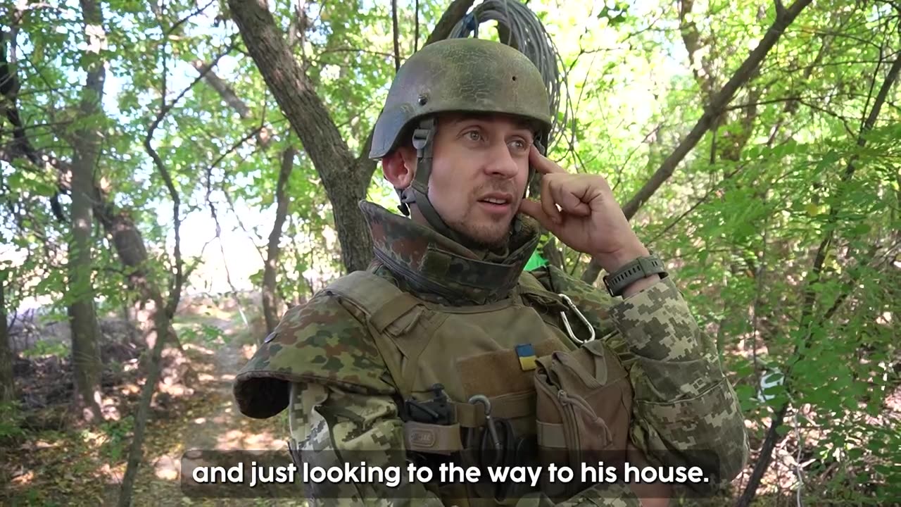 Interview with Ukrainian Artilleryman Viktor (clip)