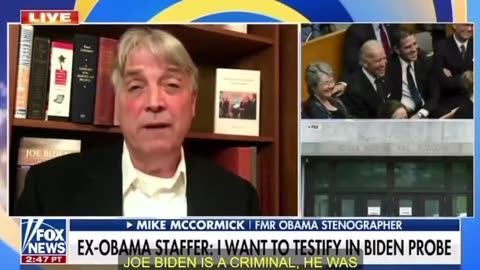 Former Obama White House stenographer Mike McCormick