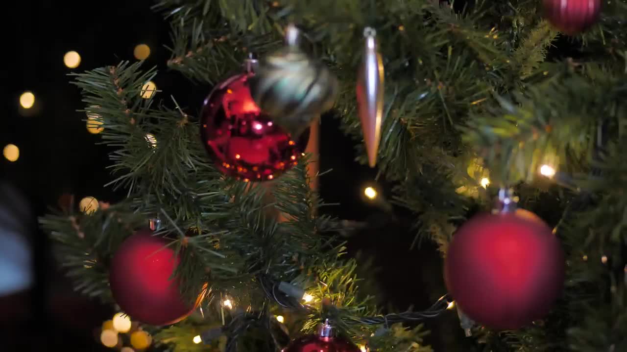 Christmas tree with ornaments