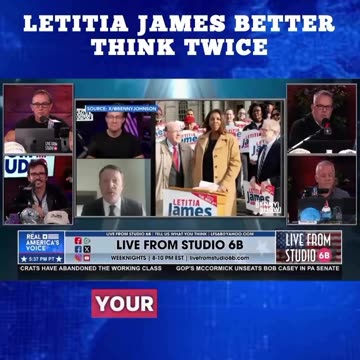 LETITIA JAMES BETTER THINK TWICE 🤙🇺🇸