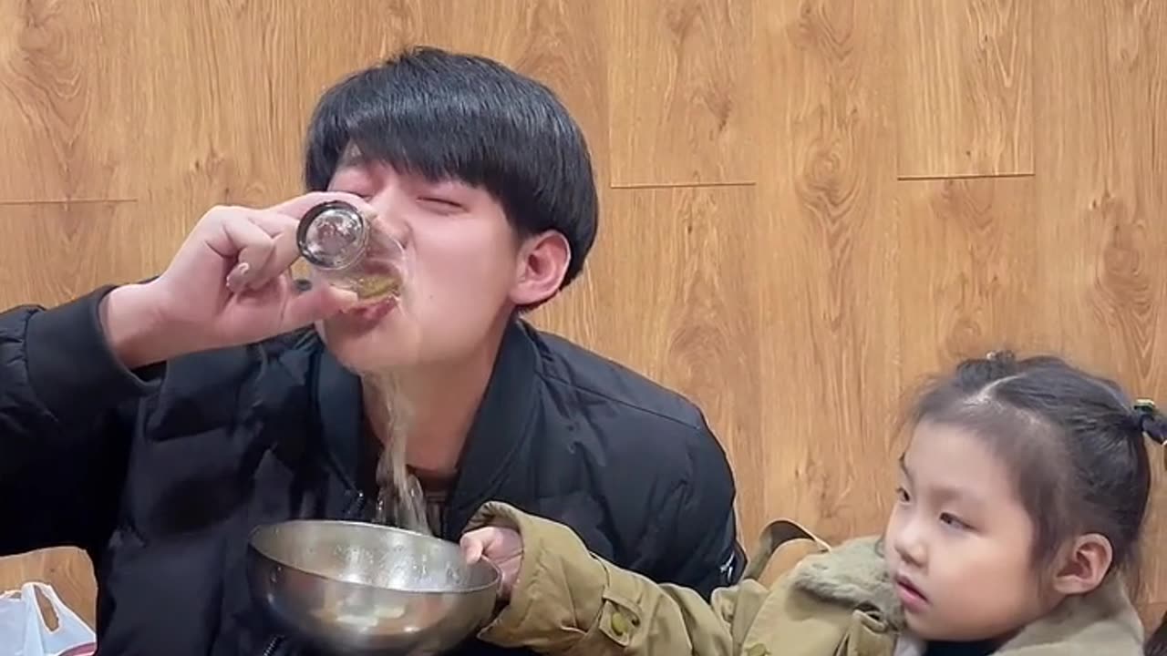 When you pretend you drunk it