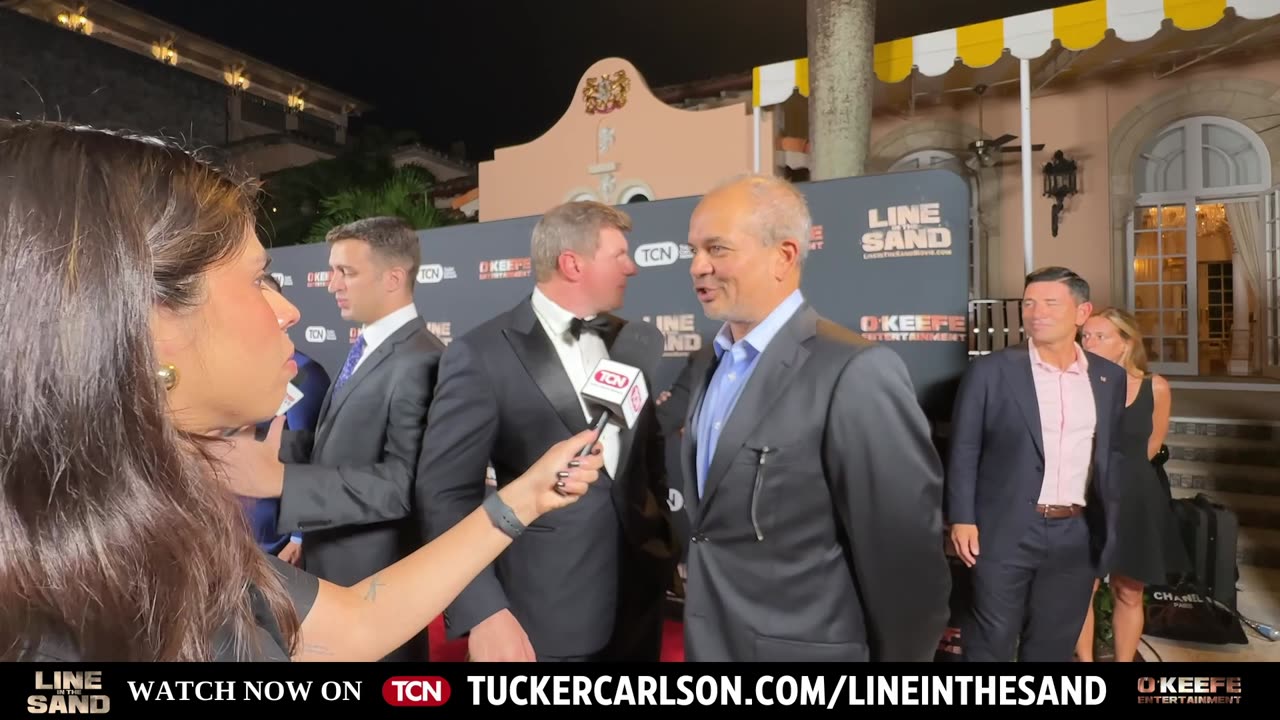 James O’Keefe and Neil Patel Discuss Line in the Sand with TCN Mar-a-Lago | Red Carpet Premiere