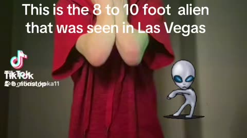 Behind the scenes of the Las Vegas alien