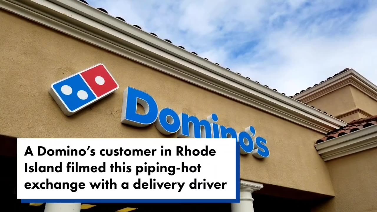 Female Domino's Pizza delivery driver proves to customer is not always right.