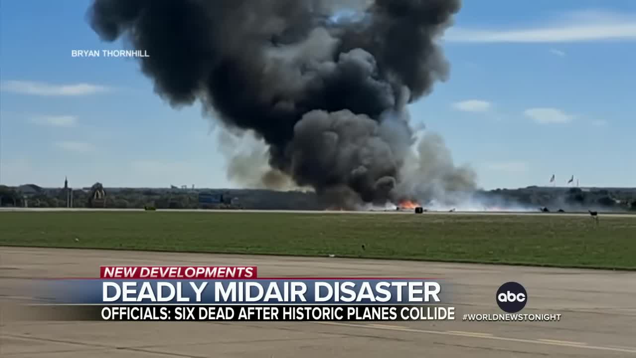 Deadly mid-air collision in Dallas