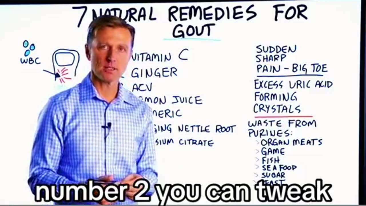 7 NATURAL REMEDIES for painfull gout