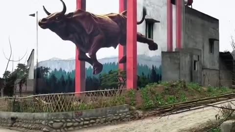 World's Best wall Painter || #Artvidos follow For More Videos