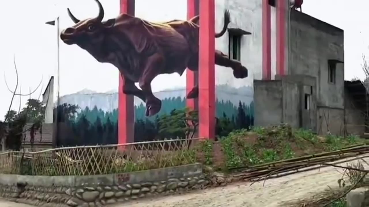 World's Best wall Painter || #Artvidos follow For More Videos