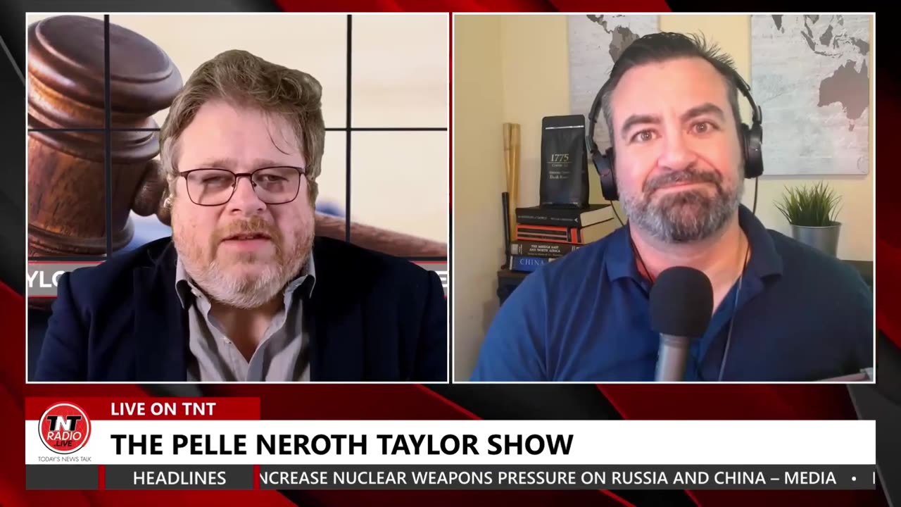 Brian O'Shea on The Pelle Neroth Taylor Show, TNT Radio Live