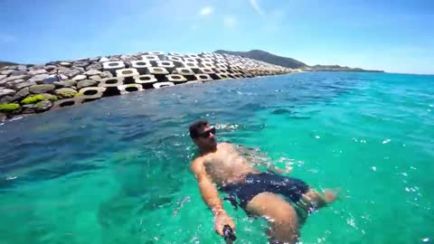 plage Dalia Tanger, underwater الدالية من اجمل شواطئ الشمال بالمغرب_HIGH