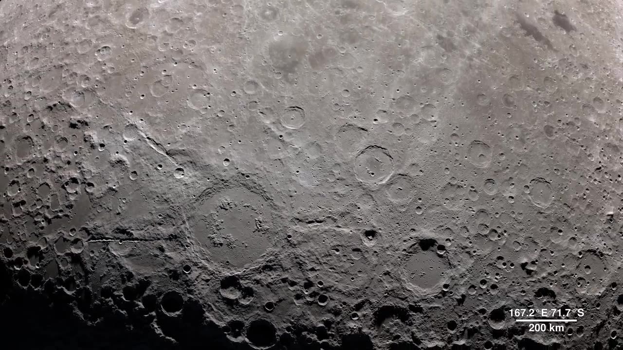 Tour of the Moon in 4k