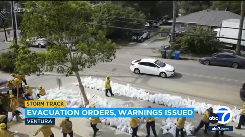 Evacuation orders issued in Ventura County ahead of storm