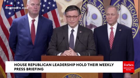 🚨 BREAKING NEWS Mike Johnson Asked About GOP Bathroom Bill Target