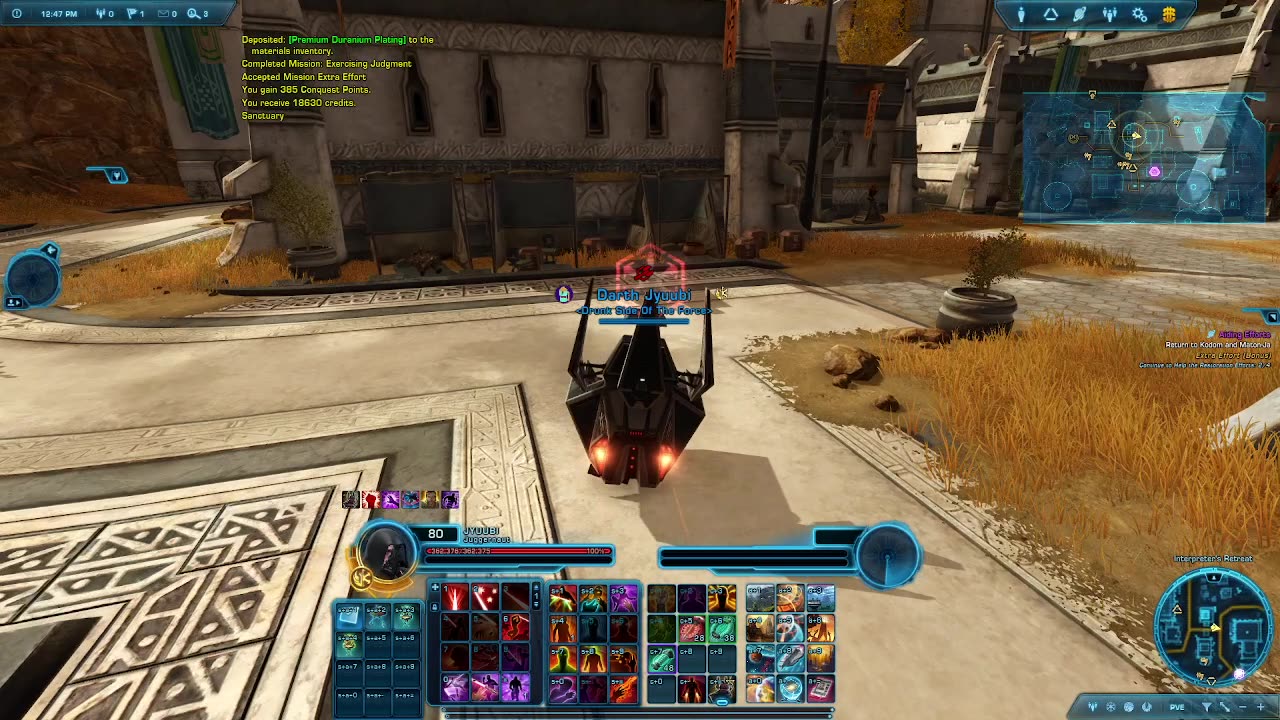 Swtor endgame content, Darkside of the force expansion pt.7
