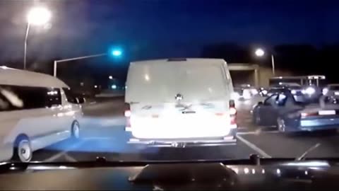 Semi Clears The Traffic