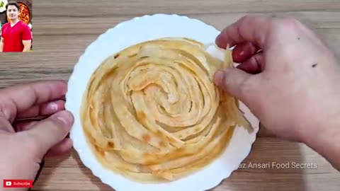 Karachi_Famous_Lachha_Paratha_Recipe_By_ijaz_Ansari__Multi_Layered_Paratha_