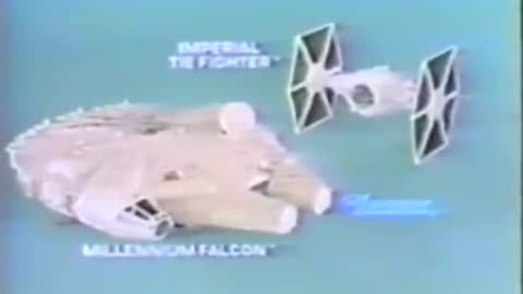 Star Wars 1978 TV Vintage Toy Commercial - Kenner Millennium Falcon & TIE Fighter