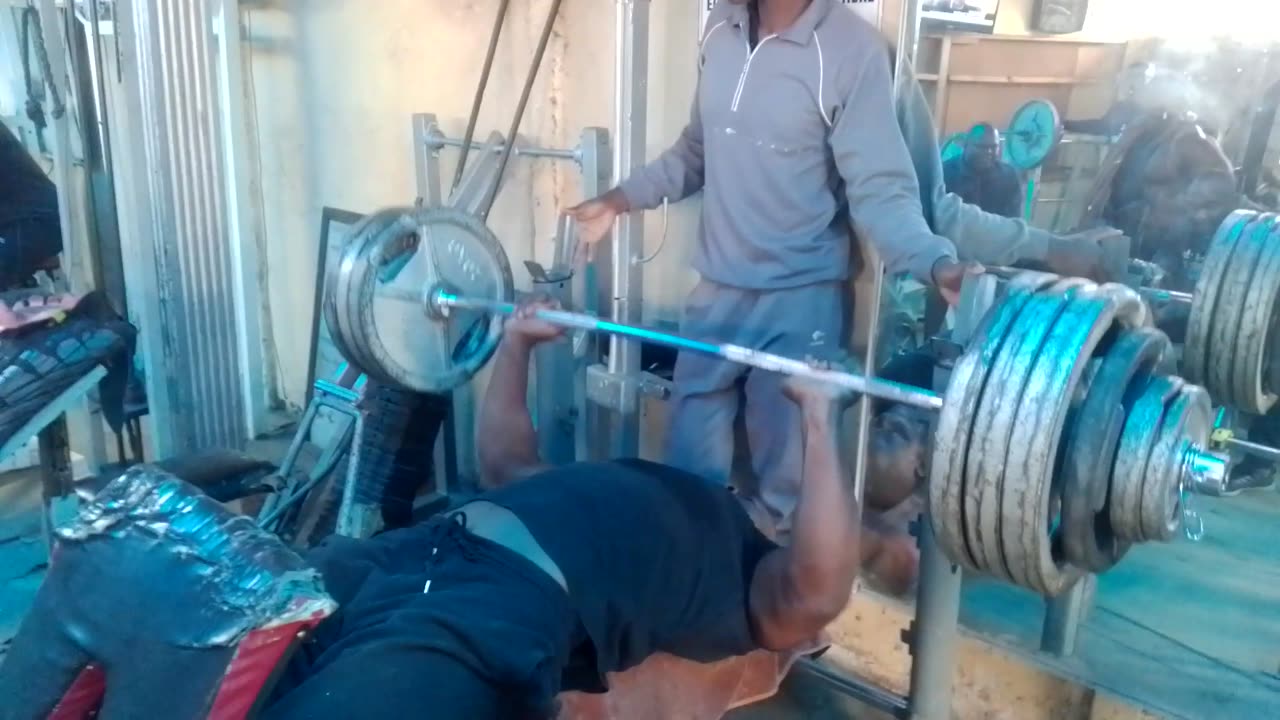 Powerful Man in the gym