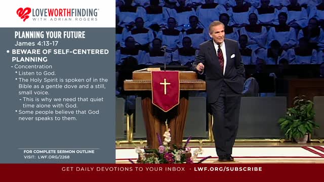 Adrian Rogers sermon: Planning Your Future