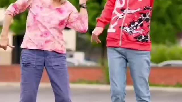 Grandma is so energetic