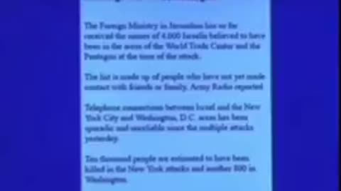 911...JEWISH EMPLOYEES WARNED OF ATTACK???!