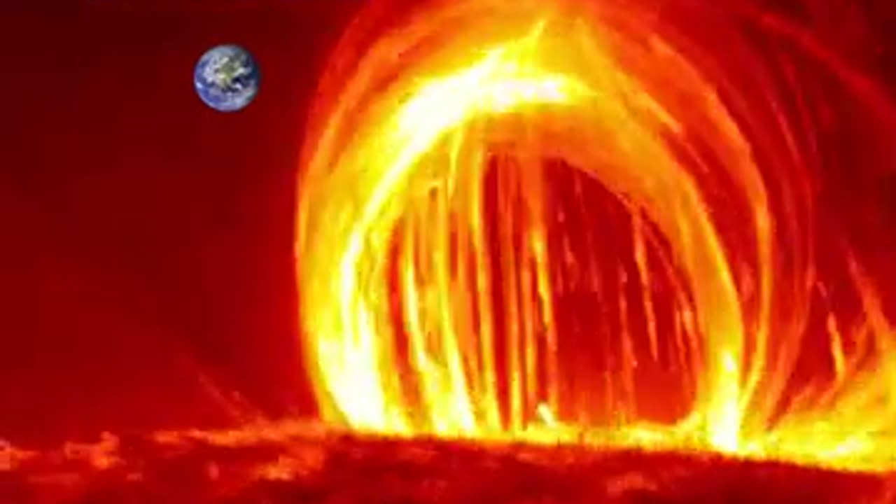 A giant plasma eruption from the sun