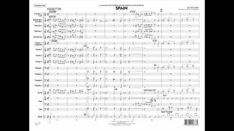 Spain by Chick Corea/arranged by John La Barbera