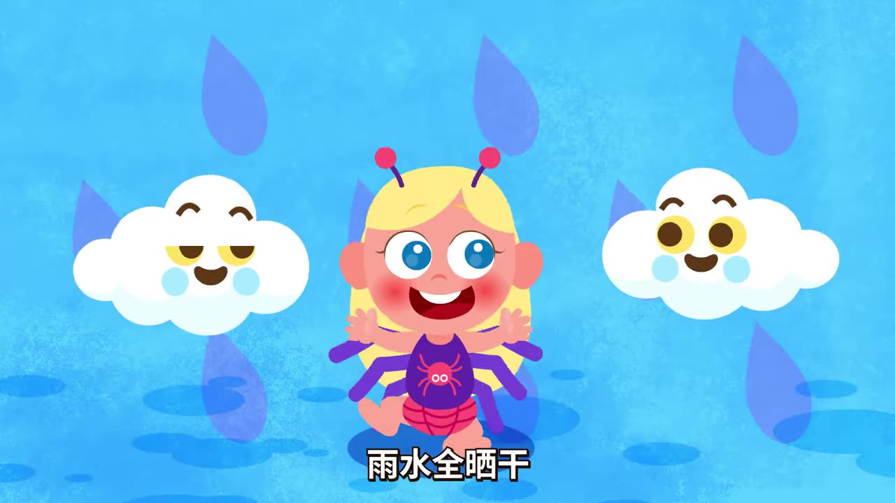 Itsy Bitsy Spider English & Chinese Version, Song For Children