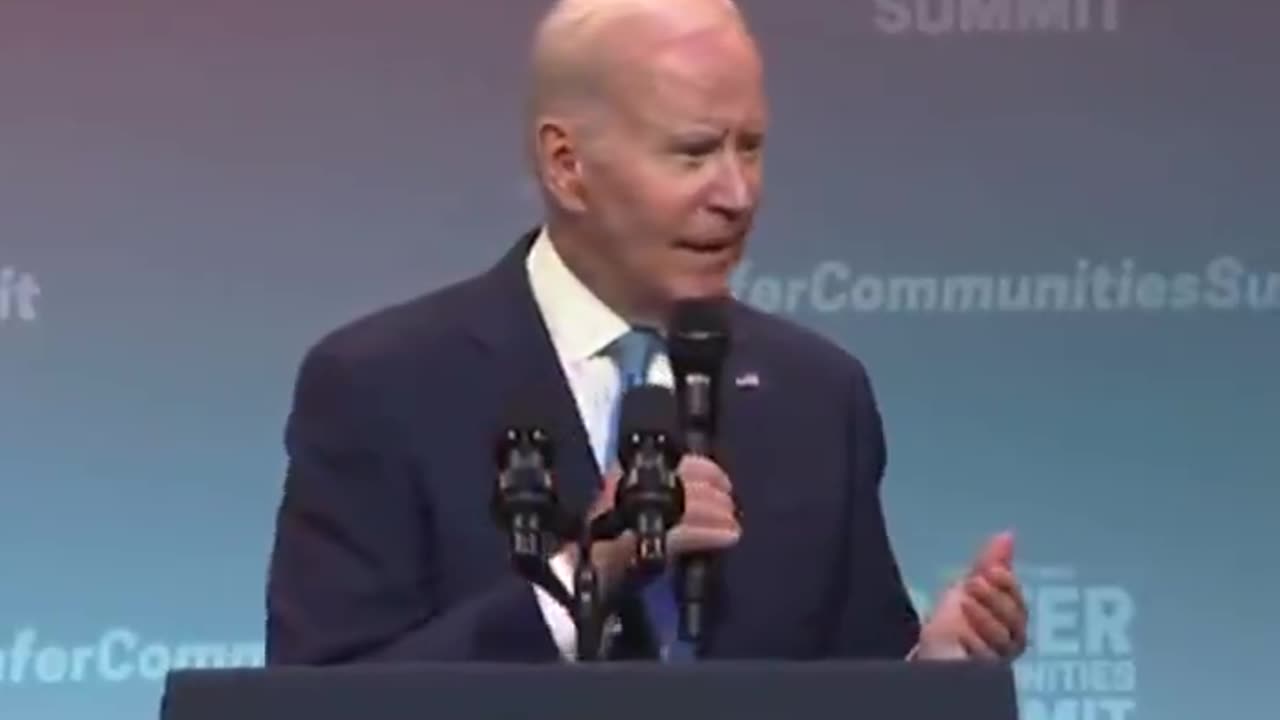 BIDEN - "THEY TELL ME THERE'S A STORM COMING IN ... GOD SAVE THE QUEEN"