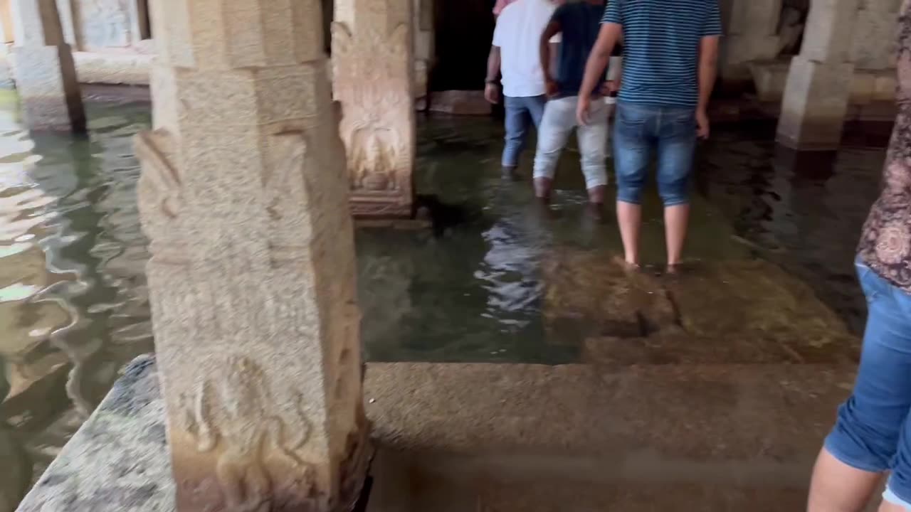 When the temple in under water