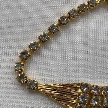 18KGP Bracelet. Made with Swarovski Crystals. Rare Find.