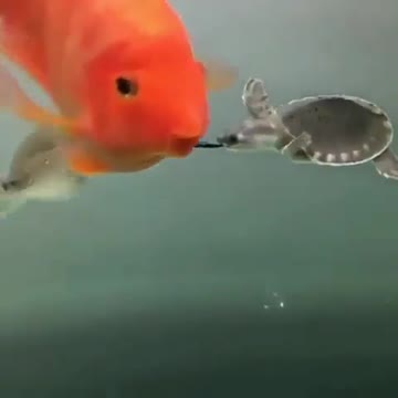 Water fish and octopus funny video