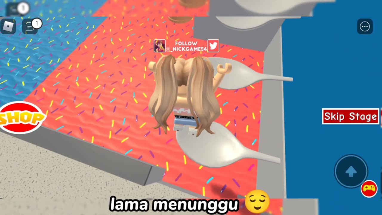 CHALLENGE!! _TIDAK BOLEH BERCAKAP_ SELAMA MAIN DI OBBY INI😐