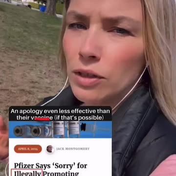 Pfizer has issued an apology promoting an unlicensed COVID-19 vaccine