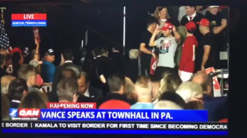 OANN Vance speaks to town hall in Pennsylvania Saturday 06:20 pm