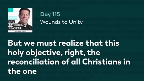 Day 115: Wounds to Unity — The Catechism in a Year (with Fr. Mike Schmitz)