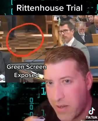 Rittenhouse Trial Green Screen