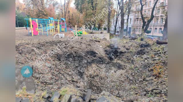 Ukraine: Children's playground struck in Kyiv attack